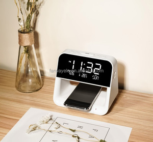 Reloj Despertador con Cargador Inalámbrico, 3 Niveles de Iluminación, Carga Inalámbrica Rápida de 15W, Compatible con Todos los Dispositivos Habilitados para Qi - Product Image 3