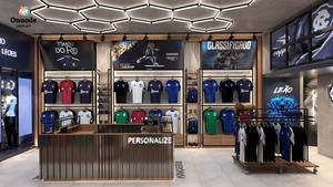 Appendiabiti in metallo personalizzato Display Boutique a parete dalla fabbrica per articoli per la casa e negozi mobili vetrina categoria di prodotto - Product Image 2