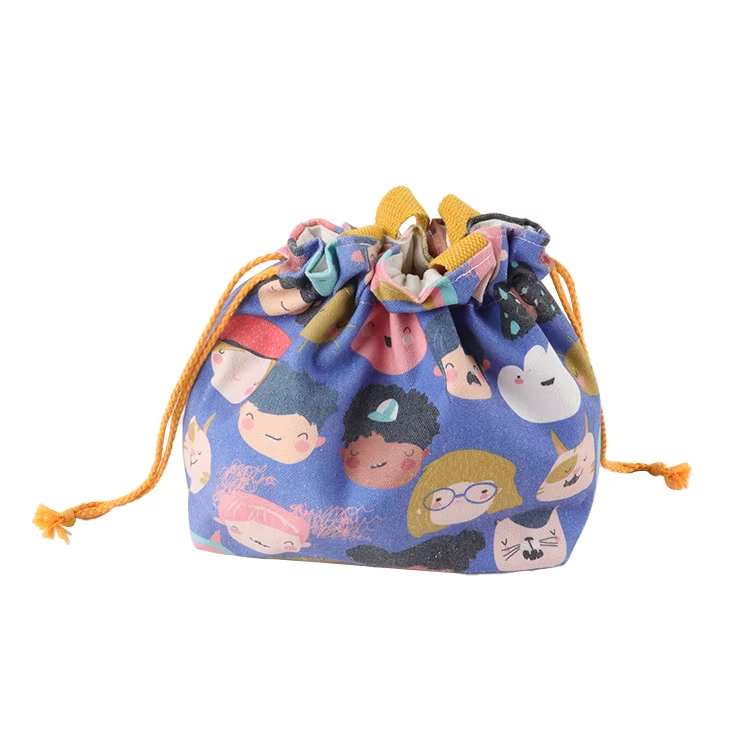 Wholesale Makeup Small Cosmetic Pouches Customized Travel tote Cosmetic Bag with drawstring
