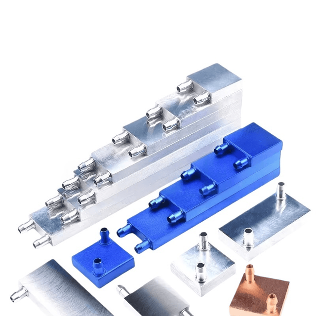 AI-KSEN 40 * 40 Heat Absorbing Liquid Cooling CPU Semiconductor Radiator Mold Water-cooled Copper