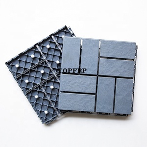 Outdoor Wooden Texture <b>Plastic</b> Interlocking Deck <b>Tiles</b> - Product Image 5