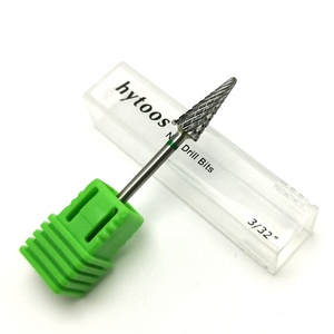 HYTOOS <strong>Cone</strong> Carbide Nail <strong>Drill</strong> <strong>Bit</strong> 3/32" Milling Cutter for Manicure Rotary Burr Nail <strong>Bits</strong> Electric <strong>Drill</strong> Accessories Tool - Product Image 4