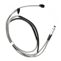Sonde de température pour humidificateur compatible avec le circuit respiratoire DRG, connecteur métallique 4 broches