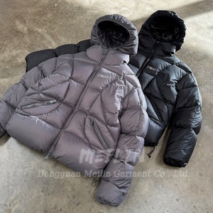 Chaquetas de Plumón Acolchadas de Invierno para Hombre, Estilo Bomber, Personalizadas, con Cierre, Ligeras, de Nailon, Cortavientos, Talla Grande - Product Image 2