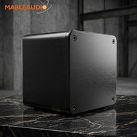 Mable Audio MATC0018 110x110x90 Cache de transformateur en aluminium noir pour amplificateur audio