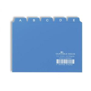 DURABLE - 3660-02 Dividers A6 5/5 keys AZ pre-printed PPL cavalierini - EAN 4005546314204 ORGANIZATION AND <b>FILING</b> <b>PRODUCTS</b> - Product Image 4