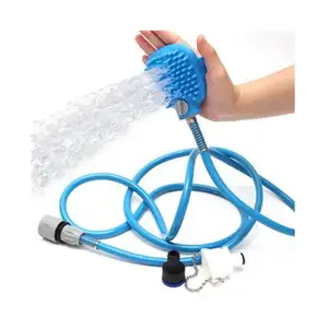 Dogs Outdoor Washing and Scrubber in One Hand Pet Bathing Tool Pet Dog Shower Sprayer