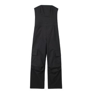 Salopette longue de loisirs urbains pour femmes avec combinaison poitrine étendue - Product Image 4