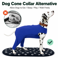 Combinaison de récupération post-chirurgicale pour chien, anti-léchage, pour protection des plaies abdominales après stérilisation, respirante, douce et lavable