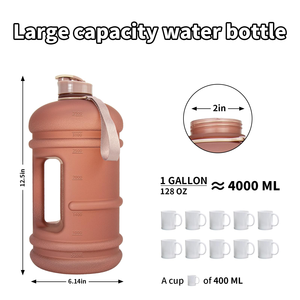New Trend Custom Leakproof BPA <b>Free</b> PETG Clear Sports Water Bottle with Neoprene Sleeve for Outdoor Hiking - Product Image 3
