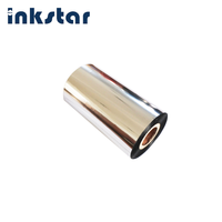 R816 Inkstar pabrik pasokan langsung Resin lilin Premium pita hitam Transfer termal untuk Label Printer
