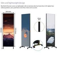 Écran Digital Hd Poster Stand Led Screen P2 Led Totem/p2.5 Indoor Led Poster/p1.86 Pantalla De Poster Led Display For Events