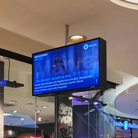 MWE Taille personnalisée en usine Écran publicitaire de bord d'étagère numérique HD Écran LCD à barre tendue