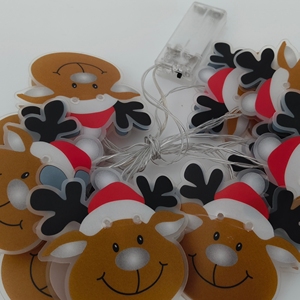 Adorables guirlandes lumineuses en forme de cerf de Noël, parfaites pour les décorations de Noël et la décoration de la maison - Product Image 4