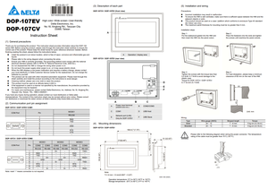 Delta New Original <strong>DOP</strong>-107DV PLC Controller HMI Touch <strong>DOP</strong>-107BV <strong>DOP</strong>-107EV <strong>DOP</strong>-107CV <strong>DOP</strong>-107EG <strong>DOP</strong>-110WS <strong>DOP</strong>-110CS <strong>Dop</strong>** - Product Image 2