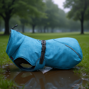 Abrigo para Perro Riom Shelter, Azul, Mediano, 45 cm, Ropa para Mascotas Resistente al Agua - Product Image 3