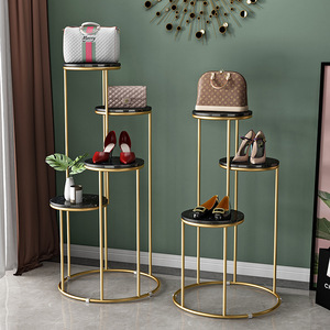 Display <b>Shelves</b> in the Clothing Store showcase windows Shoe and Bag Display Racks Island Cabinets Height-<b>adjustable</b> Workstations - Product Image 2