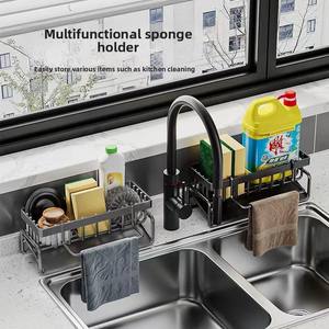Organizzatore per Materiale da Lavapiatti Porta Spugna per Rubinetto del Lavello da Cucina Accessori per l'Organizzazione della Cucina - Product Image 2
