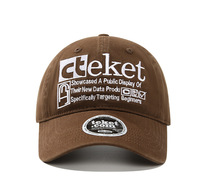 Casquette de baseball personnalisée à 5 panneaux avec logo brodé en 3D, design bicolore, tissu sergé 100% coton - Style sportif et professionnel