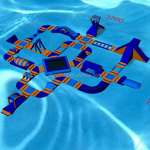 Parque Acuático Inflable Gigante Comercial para Playa, Parque Acuático Inflable Personalizado, Juguetes Flotantes, Instalaciones de Entretenimiento, Piscina para Adultos, PVC - Product Image 3