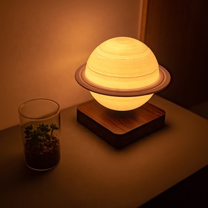 Hot Sale 3D Printed Bedroom Decoration Customizable Modern Warm Night Light Magnetic Levitation Floating Table <b>Lamp</b> - Product Image 4