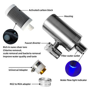 Nouveau produit 2023 : Robinet <span class=keywords><strong>de</strong></span> <span class=keywords><strong>cuisine</strong></span> avec filtre purificateur d'eau en acier inoxydable SUS 304, longue durée <span class=keywords><strong>de</strong></span> <span class=keywords><strong>vie</strong></span> - Product Image 5