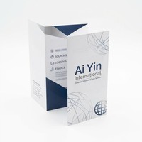 Vainker - Impresión de Folletos Personalizados de Alta Calidad, Impresión Offset, Papel Couché de 200 g, Acabado Mate, Formato A5 Triple Pliegue, Entrega Rápida