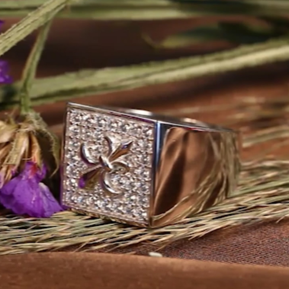 2019 Diseño de Moda de plata 925 Cz 2 gramos anillo de oro a enviar hombres regalos