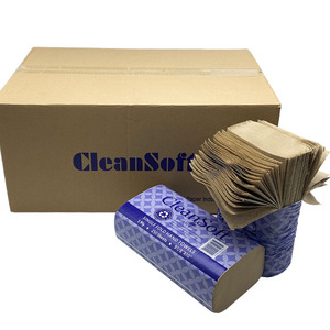 <span class=keywords><strong>Papier</strong></span> essuie-tout en V plié, couleur kraft brun, en pâte recyclée, excellent rapport qualité-<span class=keywords><strong>prix</strong></span> - Product Image 2