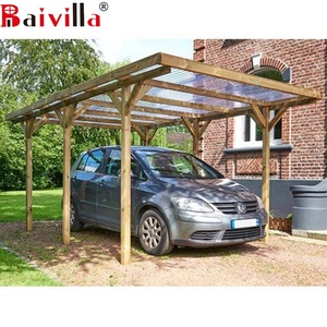 Moderno Carport Semplice con Telaio in Alluminio e Tetto in Policarbonato, Pensilina in Alluminio per Parcheggio <span class=keywords><strong>Auto</strong></span> e Uso Garage, Tettoia Metallica per <span class=keywords><strong>Auto</strong></span> - Product Image 4