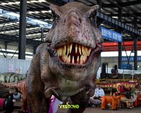 Dinosaure Artificiel en Silicone Caoutchouc Animatronique Amargasaurus pour Utilisation Publique Intérieure/Extérieure dans les Centres Commerciaux et les Aires de Jeux