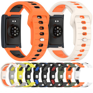 Bracelet de montre en silicone de style sportif avec boucle à pression 20/22MM pour <span class=keywords><strong>Ticwatch</strong></span> GTH/<span class=keywords><strong>E</strong></span>/E3/2/Pro X/Pro3-Pro 3 Lite/Pro - Product Image 2