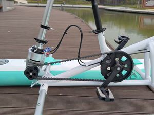 Vélo aquatique commercial QIQU à pédales pour enfants, vitesse sécurisée <span class=keywords><strong>de</strong></span> 5 km/h, vélo flottant gonflable pour le camp d'été - Product Image 3