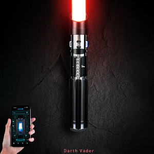 <span class=keywords><strong>Sabre</strong></span> <span class=keywords><strong>laser</strong></span> Darth Vader avec poignée métallique, lourd, pour duels, RGB 16 couleurs, <span class=keywords><strong>Force</strong></span> <span class=keywords><strong>FX</strong></span>, mouvement fluide, épée <span class=keywords><strong>laser</strong></span> du côté obscur, jouets - Product Image 1