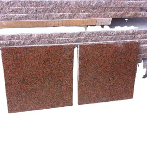 Granito rojo chino G562 granito rojo arce, losa de granito, azulejo de granito