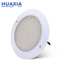 Lampe LED subaquatique Huaxia Patent Slim Flat 10mm 18W RGB à couverture givrée en résine pour piscine