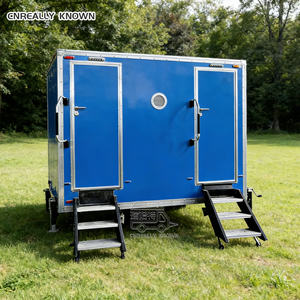 Remorque de toilettes mobiles robustes et résistantes aux intempéries pour chantier naval, maritime et construction extérieure - Product Image 6