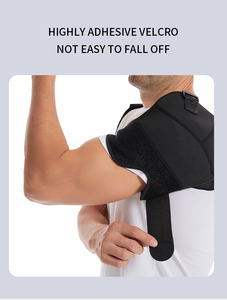 Soporte de hombro doble de compresión ajustable personalizado para tendinitis de manguito rotador rasgado de articulación de CA - Product Image 6