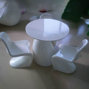 โต๊ะกาแฟทำจากไฟเบอร์กลาสโต๊ะเห็ด C035โต๊ะทานข้าวบ้านตกแต่งหรูหราเป็นมิตรกับสิ่งแวดล้อมสำหรับงานรับห้างสรรพสินค้าสำนักงาน - Product Image 6