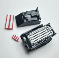2050036-4 Connecteur automobile original en laiton à 64 trous 12V 1.5A, gaine de protection pour faisceau de câbles de carte électronique automobile