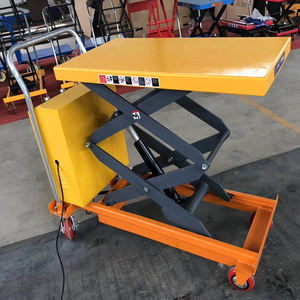 मोबाइल छोटे हाइड्रोलिक लिफ्टिंग प्लेटफॉर्म 150 किलोग्राम 0.72 मीटर उठाने प्लेटफार्म ट्रॉली इलेक्ट्रिक लिफ्ट टेबल ट्रॉली - Product Image 6
