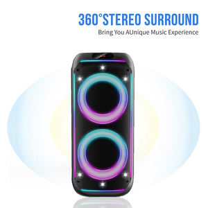 WGY-8841 Enceinte Bluetooth portable sans fil avec grand éclairage LED, son puissant et basses profondes, idéale pour les soirées - Product Image 2