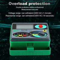 DY4100 Digital Earth Resistance Tester 0-2000 Ohm Tester Meter Tester Multimeter Megohmmeter High Voltage 500V