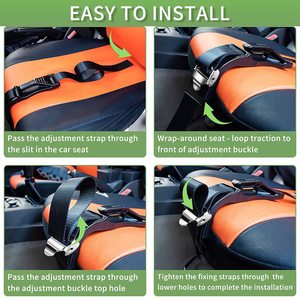 Ceinture de sécurité pour femme enceinte, type clip-on, 3 points, en ABS, pour la sécurité en voiture - Product Image 5