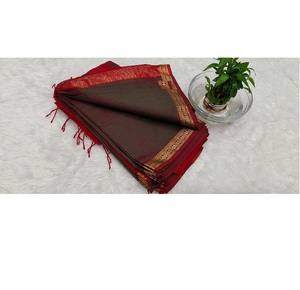 Luxury Maheshwari Garbh Reshmi Cotton Silk <b>Saree</b> Classic Indian Traditional Ethnic Clothing for Wedding Ceremony Festive Party - Product Image 5