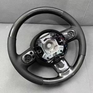 Pour <span class=keywords><strong>BMW</strong></span> Mini R55 R56 R60 F55 F56 Noir Brillant Volant En Fiber De Carbone Véritable Haute Qualité Personnalisé - Product Image 2