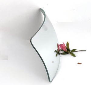 Nuovo Specchietto Retrovisore Esterno Convesso Concavo con Fondo Cromato Colore Argento Universale per Camion e Auto - Product Image 2