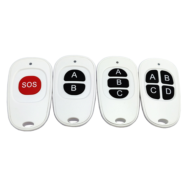 FBD 433Mhz Transmitter 4 Channel Ev1527 Learning Code Gate Control for Garage Command Opener Alarm Nice Remote Control