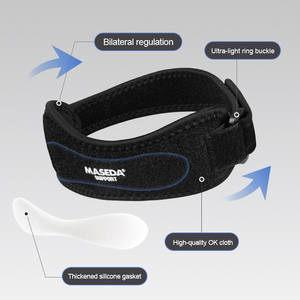 SHIWEI-2001 # Correa de <span class=keywords><strong>Rodilla</strong></span> <span class=keywords><strong>para</strong></span> Deportistas, Correa Rotuliana <span class=keywords><strong>para</strong></span> Proteger <span class=keywords><strong>la</strong></span> <span class=keywords><strong>Rodilla</strong></span> y <span class=keywords><strong>Estabilizar</strong></span> <span class=keywords><strong>la</strong></span> Rótula en Partidos de Baloncesto - Product Image 2