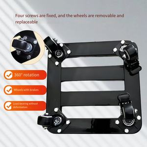 Pot <span class=keywords><strong>de</strong></span> <span class=keywords><strong>fleurs</strong></span> en métal, <span class=keywords><strong>support</strong></span> <span class=keywords><strong>de</strong></span> pot <span class=keywords><strong>de</strong></span> plantes, <span class=keywords><strong>support</strong></span> <span class=keywords><strong>de</strong></span> pot carré, rouleau, plantation intérieure et extérieure, roue <span class=keywords><strong>à</strong></span> pousser manuelle, plateau - Product Image 1